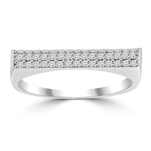 0.26 ct Ladies Round Cut Diamond Anniversary Wedding Band Ring ( G Color SI-1 Clarity)